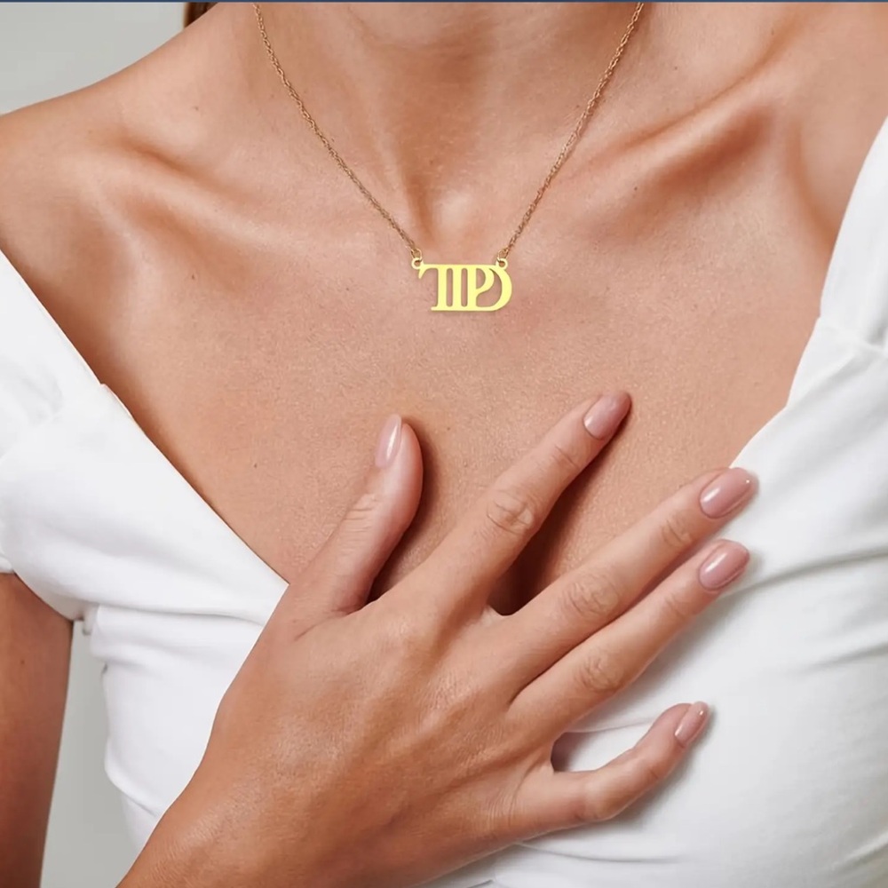 The Tortured Poets Department Necklace, TTPD Necklace